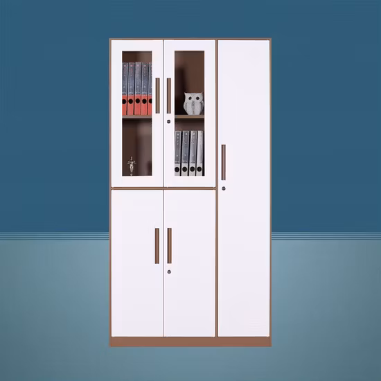 Os armários de aço arquivam arquivos do vestuário do metal da porta do conjunto do armazenamento da roupa de 5 portas