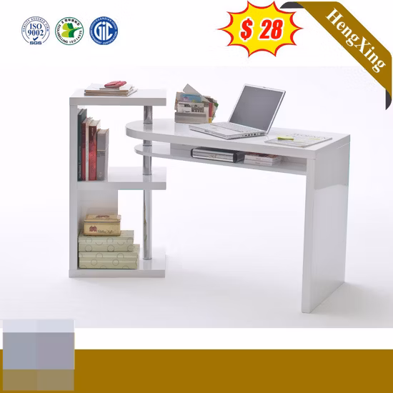 Mobiliário de escritório comercial para uso geral Mesa de computador com painel de madeira (HX